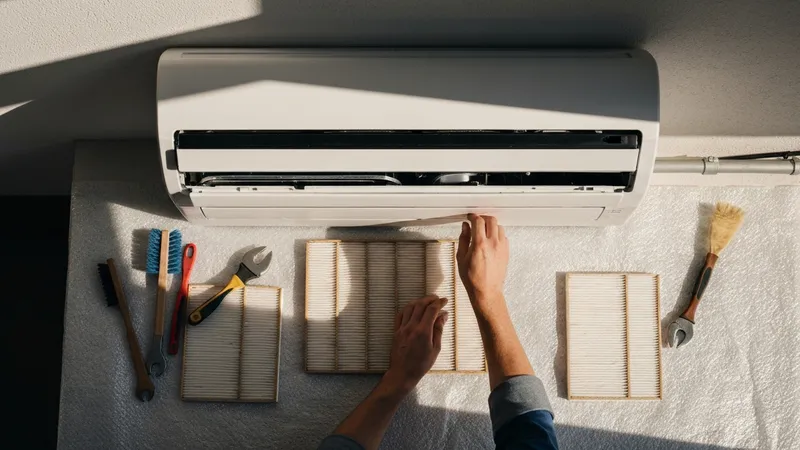 Maintenance des pompes à chaleur air/air