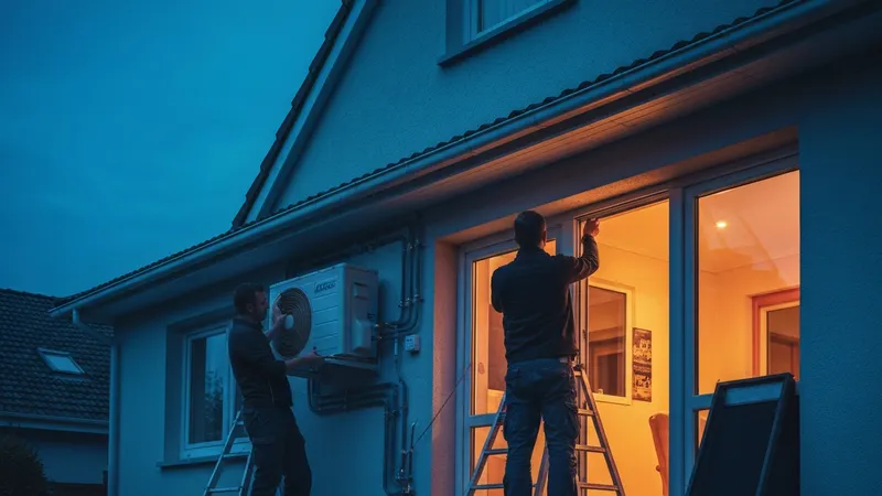 Procédure d'installation d'une pompe à chaleur air/air