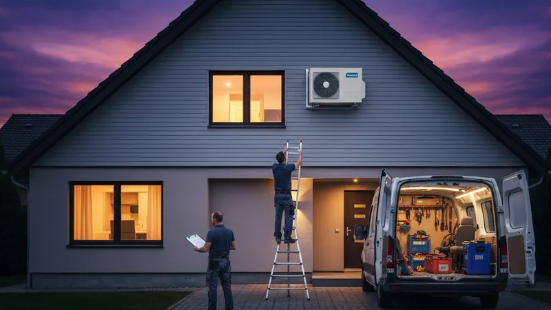 Tarifs pour l'installation d'une pompe à chaleur air/air